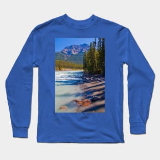 Canada. Canadian Rockies. Jasper National Park. Athabasca River. Long Sleeve T-Shirt